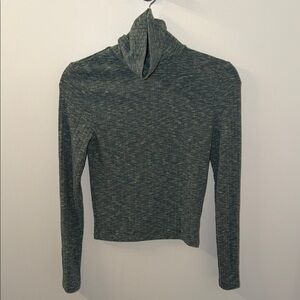 Madewell Teal Turtleneck Sweater